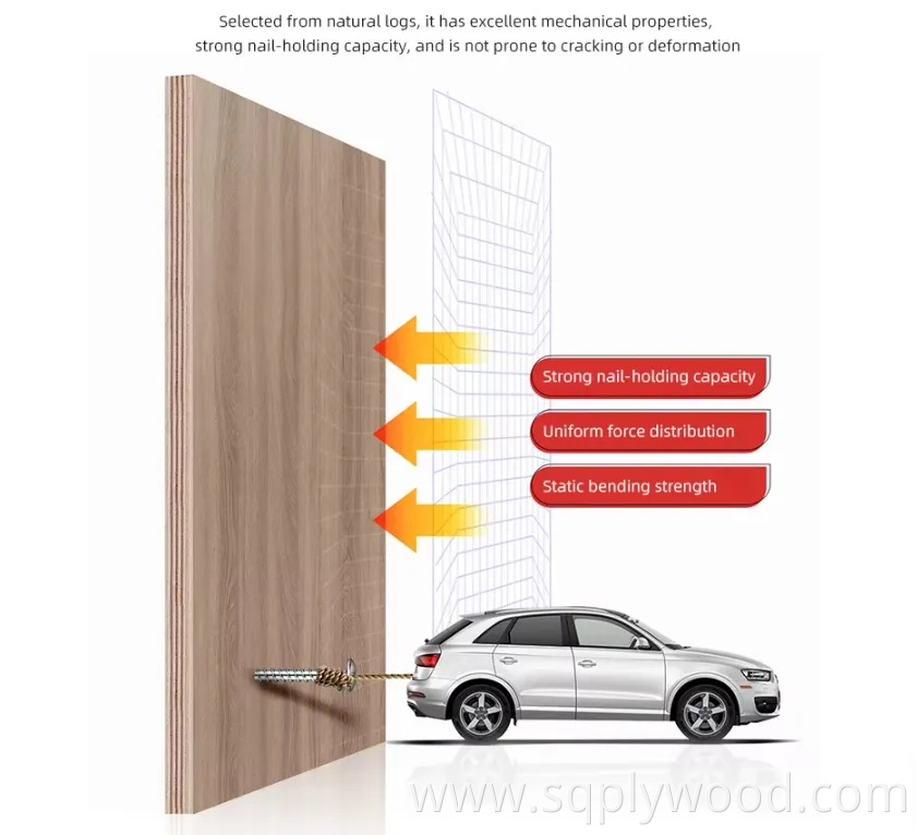 High-Quality, 12mm, Building Material, Wood, Melamine, Phenolic, Waterproof, Laminated Board, Brown, Black, 1220X2442X18mm, Marine Plywood Board